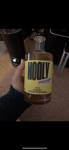 Customer photo review of Almond Coffee Syrup