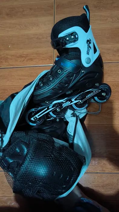 Customer photo review of Verstellbare Inline Skates – Leuchtrollen (Kinder & Erwachsene)