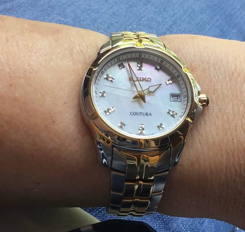 Customer photo review of Seiko Coutura Women's 33.70mm Quartz Watch SUR594P