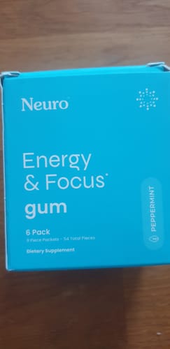 Customer photo review of Energy & Focus Gum