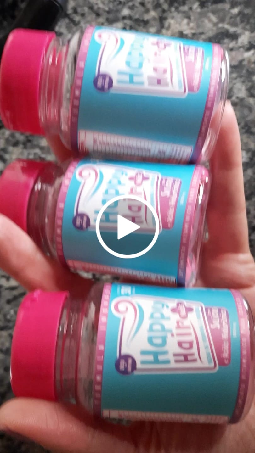 Customer video review of Happy Hair 3 Potes Black Friday