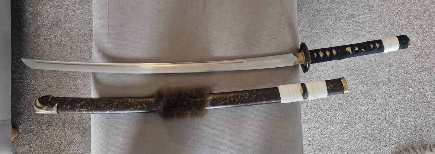 Customer photo review of Custom Japanese Sword