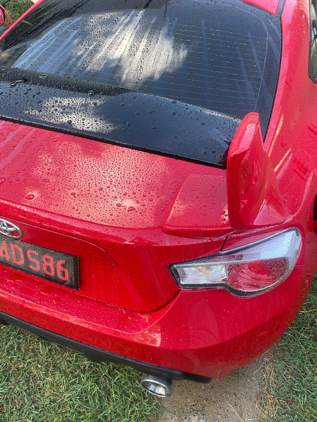 Customer photo review of Aero/Nur Spec Style Trunk Spoiler for Toyota 86 (ZN6) / Subaru BRZ (ZC6) 2012-2021