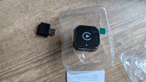 Customer photo review of 2in1 Wireless CarPlay Adapter Android Auto Wired to Wireless Automatic Connection AI Smart Box for All Cars With Wired CarPlay