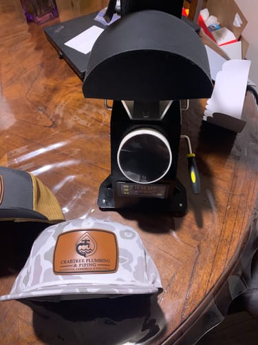 Customer photo review of DuoForge Automatic Dual-Heat platen Cap Heat Press