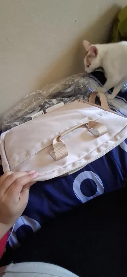 Customer photo review of Sac Ordinateur Femme Chic