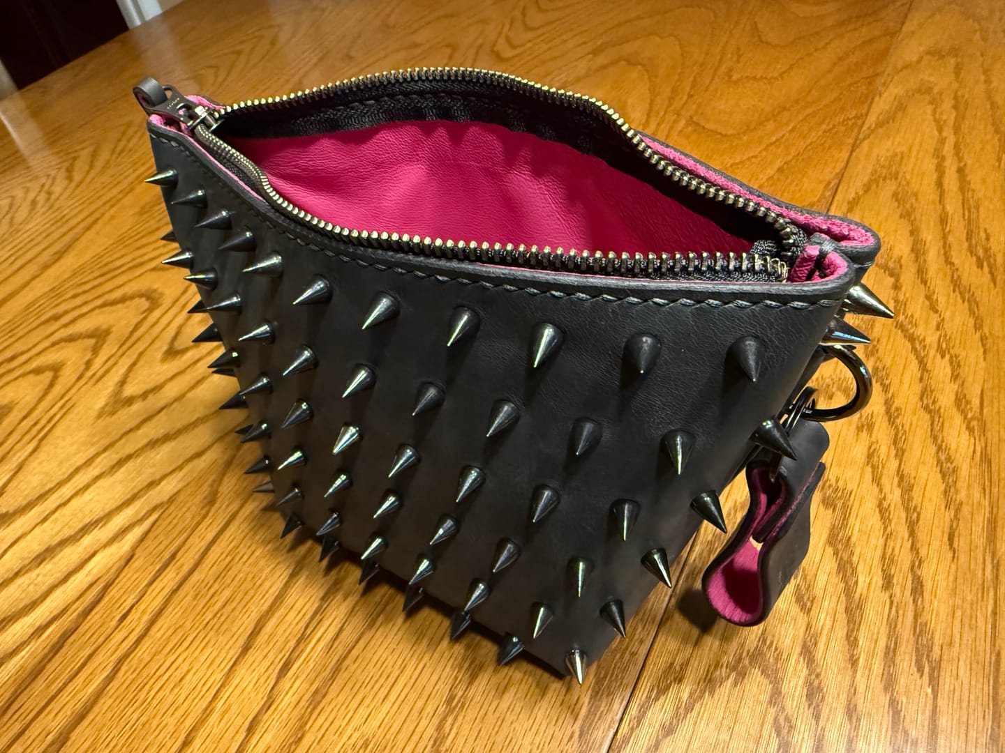Customer photo review of Drum Dyed Lamb Nappa, 1.5 Oz | 100+ Colors