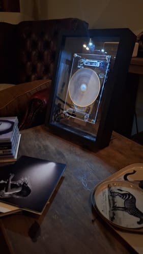 Customer photo review of M1 Music Frame CD Player