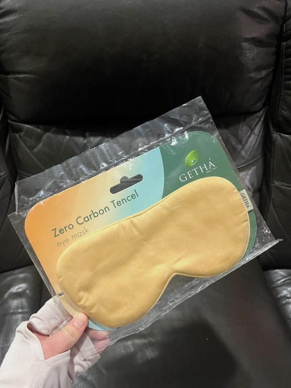 Customer photo review of Zero Carbon TENCEL™ Eye Mask
