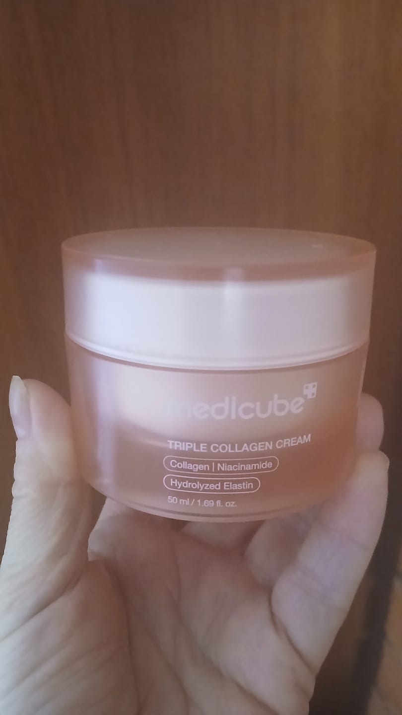 Customer photo review of Nostiprinošs krēms sejai Medicube Triple Collagen Cream 4.0