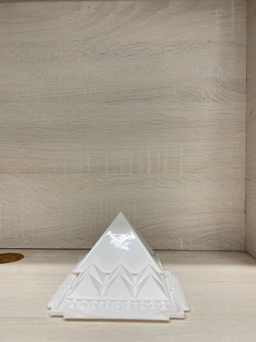 Customer photo review of Satya Teerth – Triple Layer Energy Premium Finish Triple Layer Plastic Pyramid for Improve Health & Wealth, Home Entrance, Main Door, Kitchen for Balance Positive Energy By Vastu Mandir