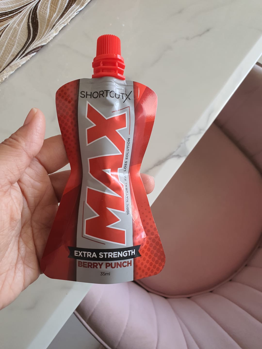 Customer photo review of Shortcutx Night Fat Burner Juice