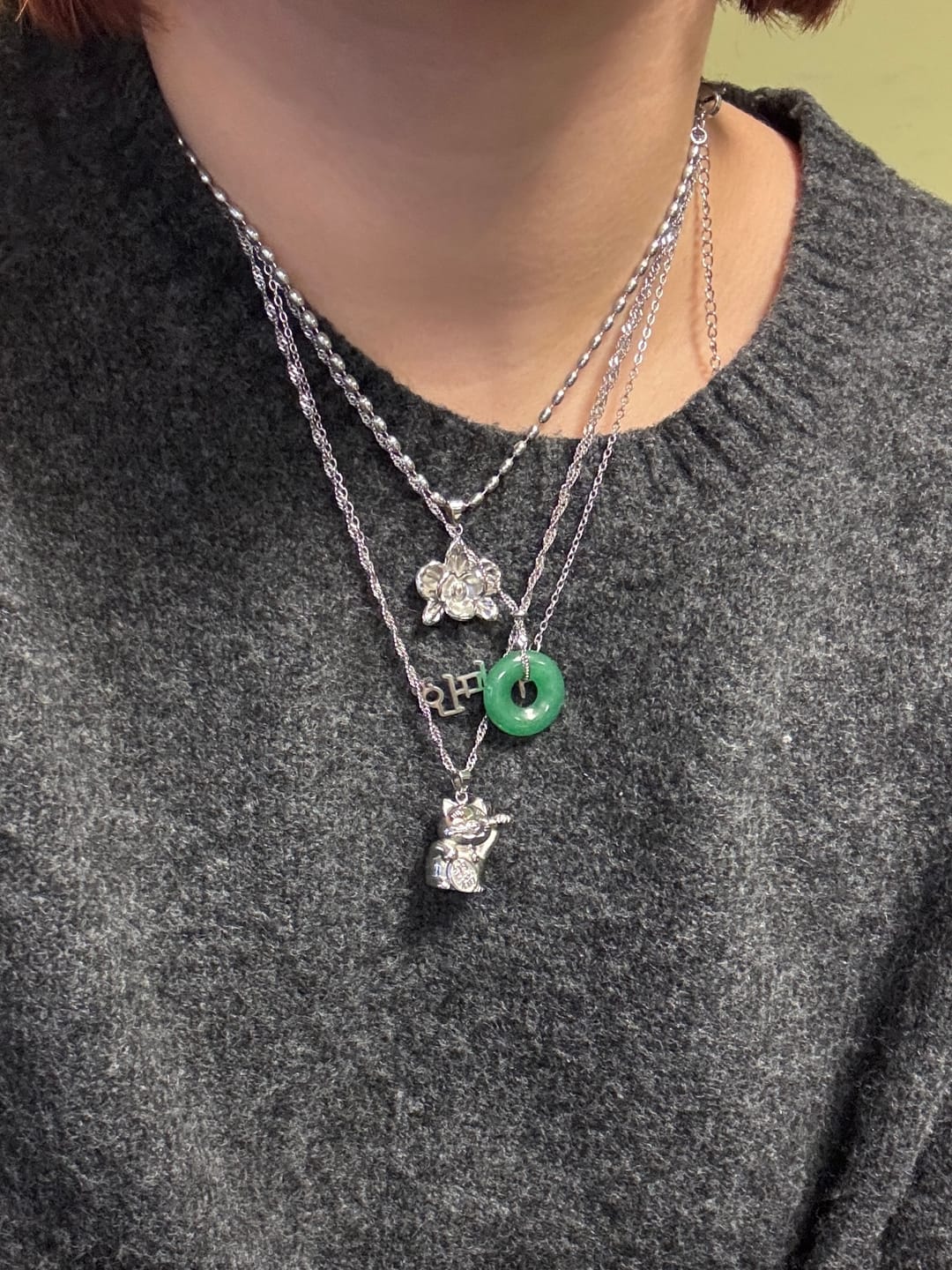 Customer photo review of Lucky Moon Necklace Bundle
