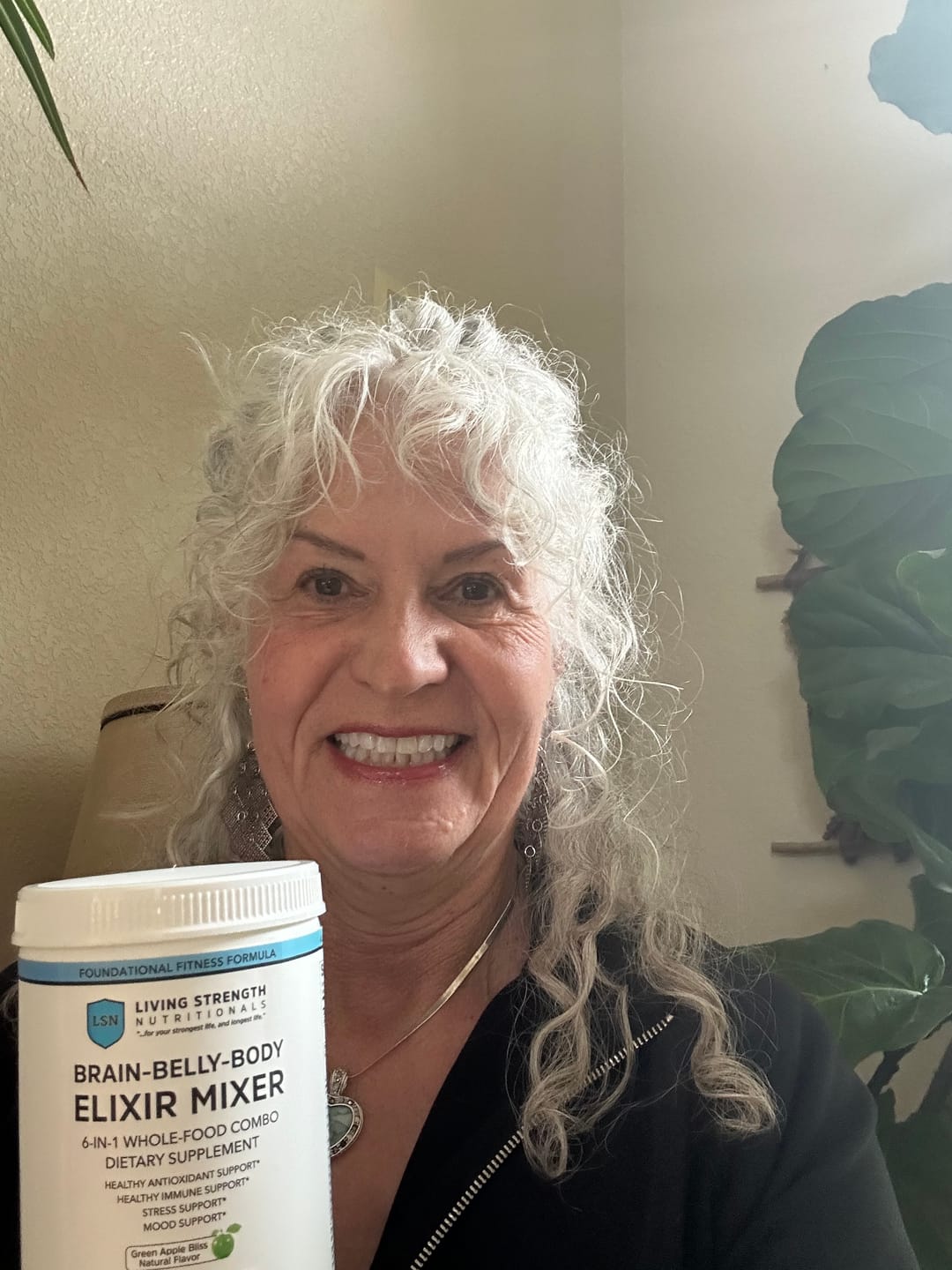 Customer photo review of Brain-Belly-Body Elixir Mixer Powder
