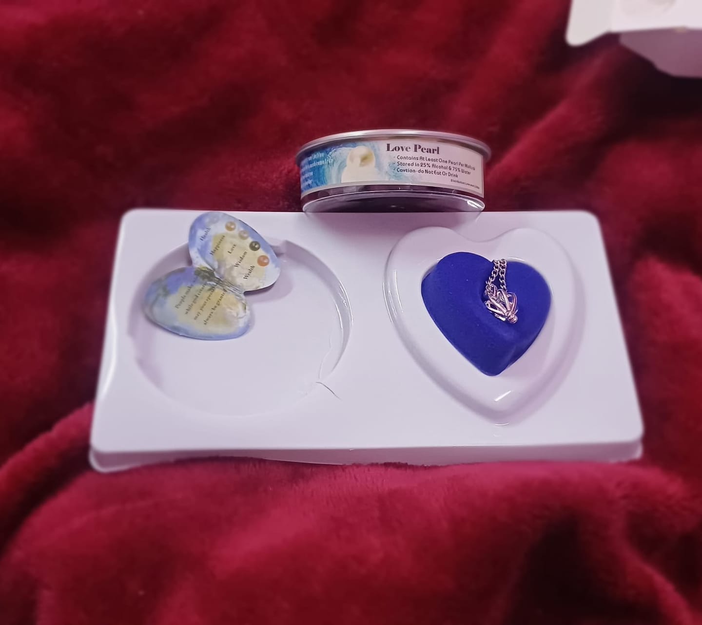 Reseña con foto de cliente del Kit de collar de perlas FabuLove