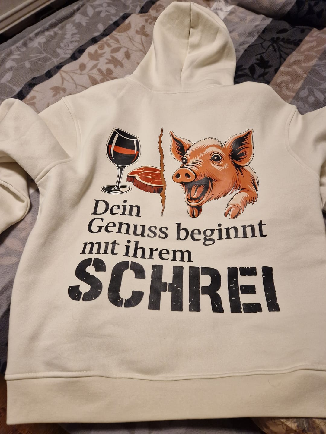 Customer photo review of Dein Genuss - Premium Hoodie