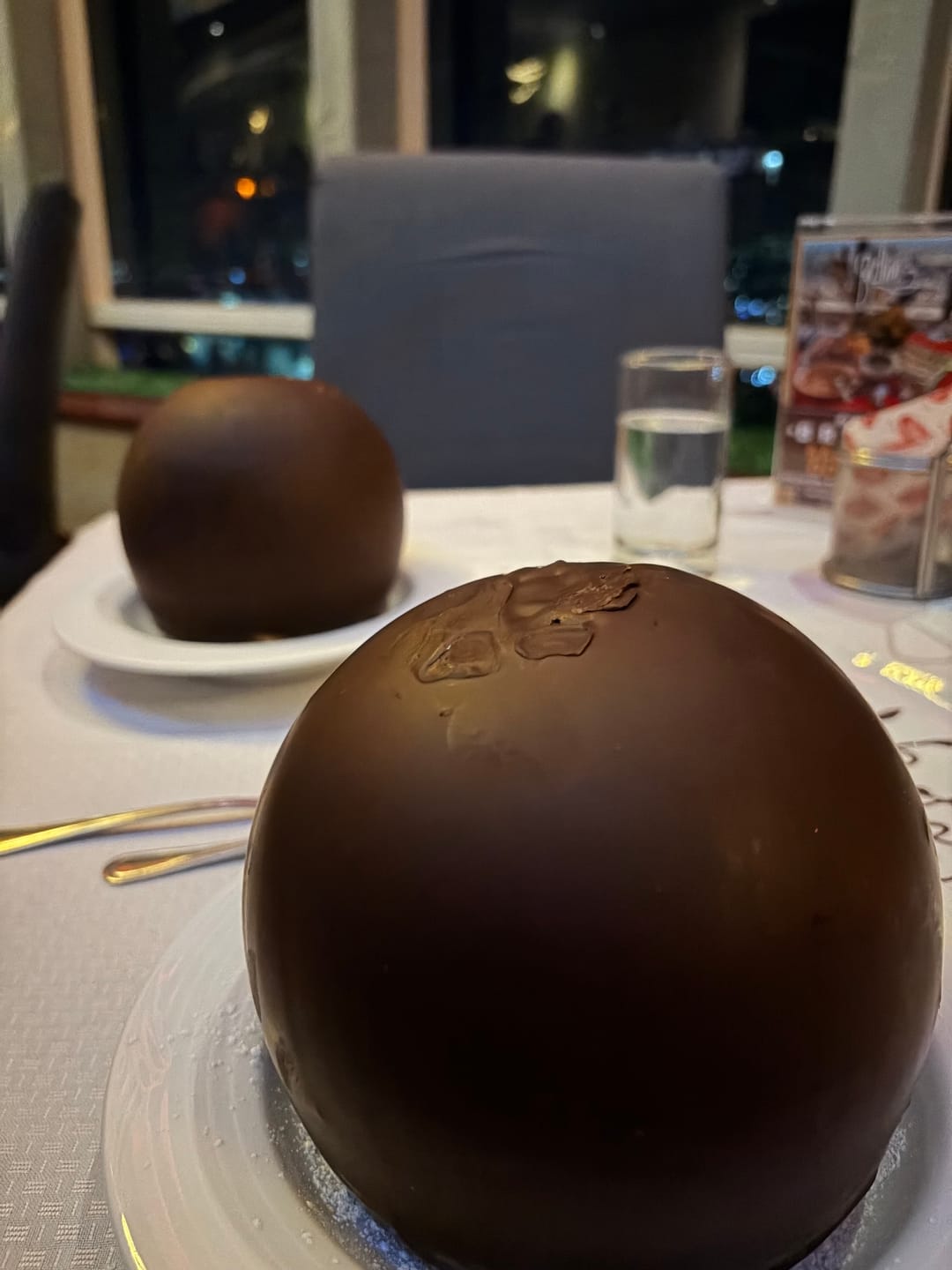 Customer photo review of Mejorar postre por Esfera de Chocolate