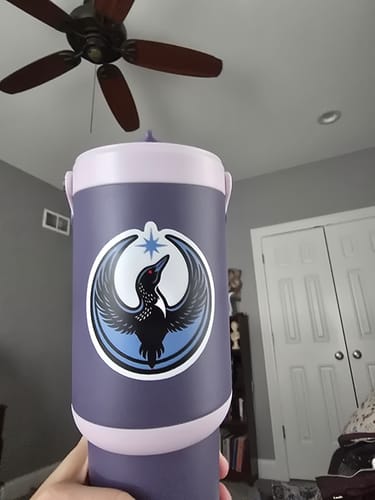 Customer photo review of Rebel Loon Sticker