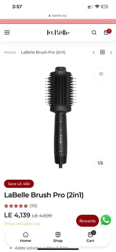 Customer photo review of LaBelle Brush Pro (2in1)