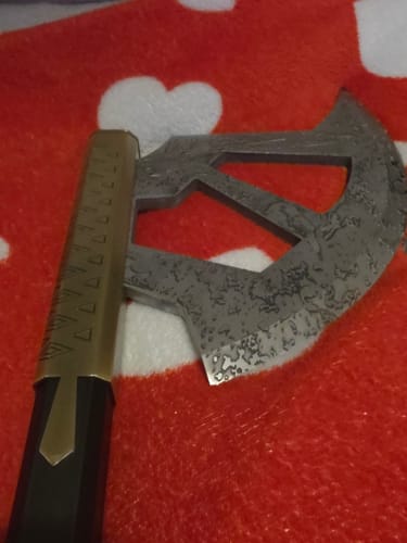Customer photo review of Bearded Axe of Gimli V2 Lord of the Rings Sword Axe