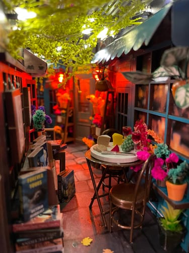 Customer photo review of Dreamy MiniAlley - Booknook DIY kit