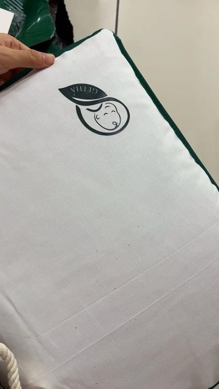 Customer photo review of Getha 100% Natural Latex Baby Pillow