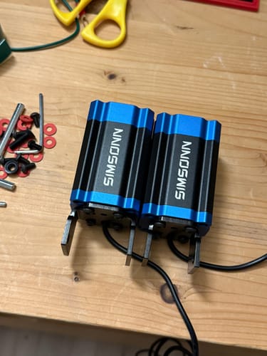 Customer photo review of Simsonn VAM Pro Linear Motor -  the Pedals Haptic Reactor for Vibration Feedback