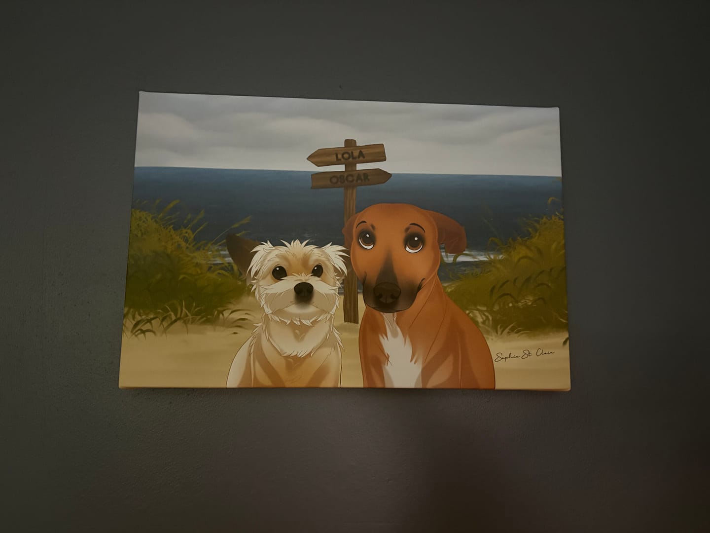 Customer photo review of Add a Digital Download of Your Art