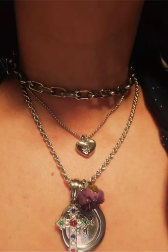 Customer photo review of Collana "Fantasia Sfuggente"