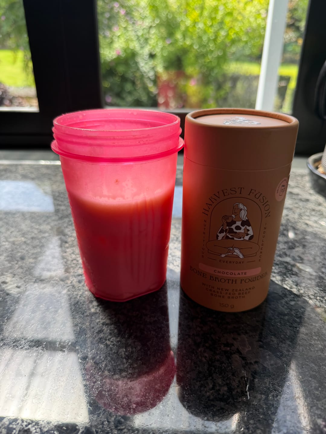 Customer photo review of Caramel Bone Broth