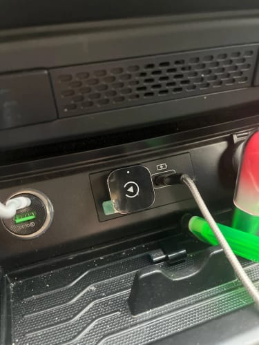 Customer photo review of 2in1 Wireless CarPlay Adapter Android Auto Wired to Wireless Automatic Connection AI Smart Box for All Cars With Wired CarPlay