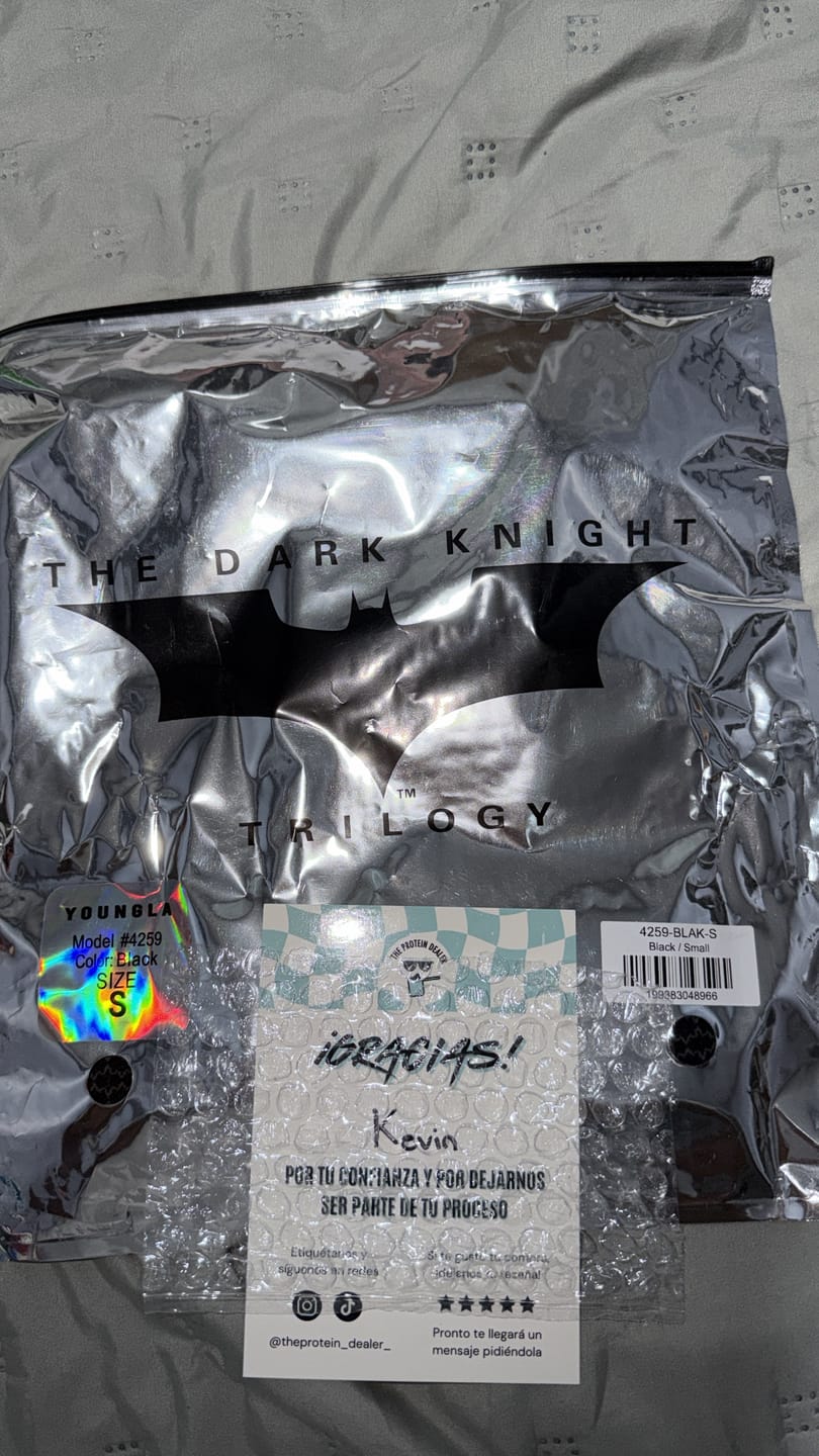 Customer photo review of BATMAN COMPRESSION TEES #4259