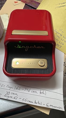 Customer photo review of NIIMBOT B21 Pro 300dpi Label Printer, Photo Printing, Bluetooth Connection for New Year Gift