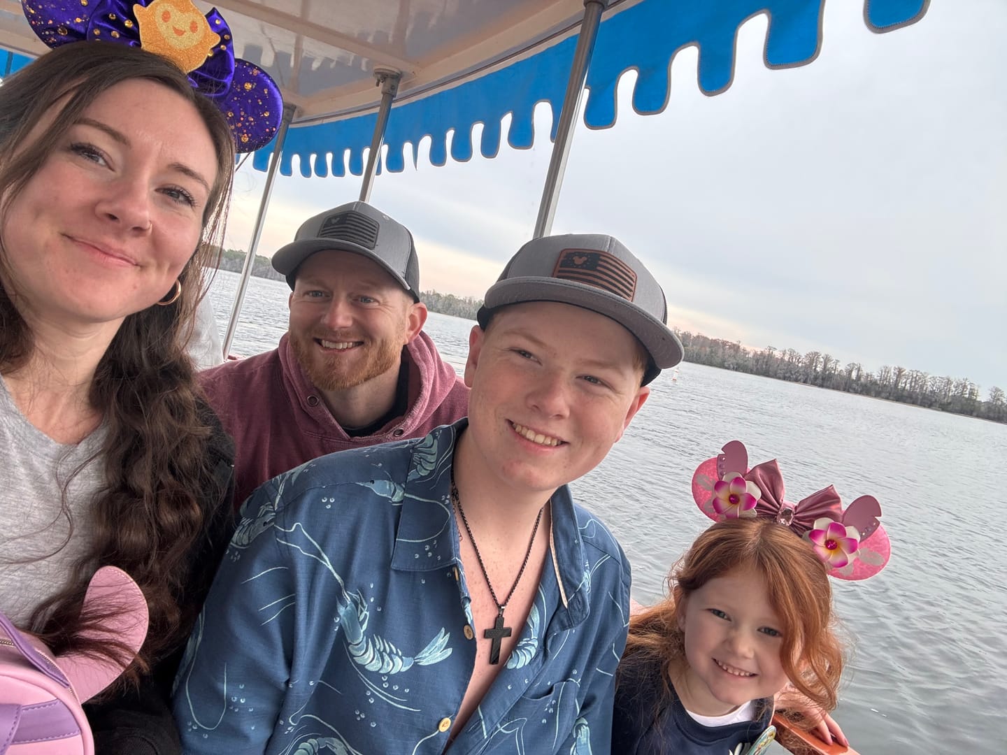 Customer photo review of Mickey American Flag Trucker Hat