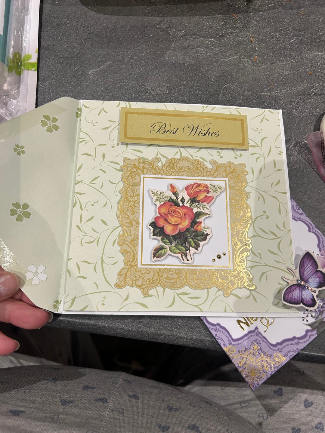Customer photo review of Craft Buddy Eleganza Papercrafting Kit - Makes 32 Cards