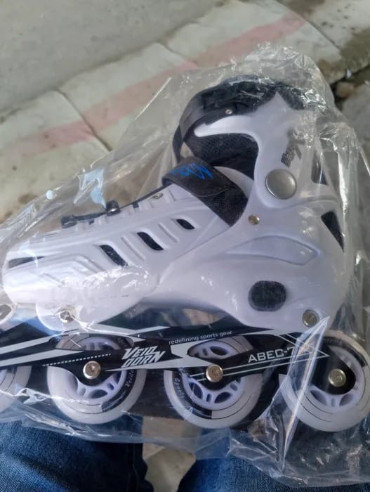 Customer photo review of Verstellbare Inline Skates – Leuchtrollen (Kinder & Erwachsene)