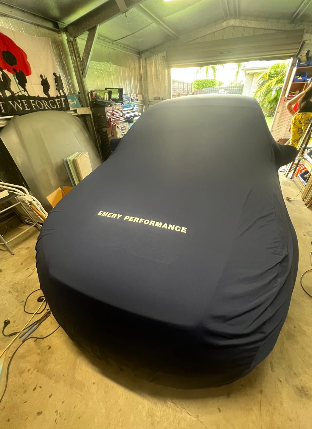 Customer photo review of Custom360 Indoor Bespoke Premium Car Covers - Made to Fit Your Exact Car