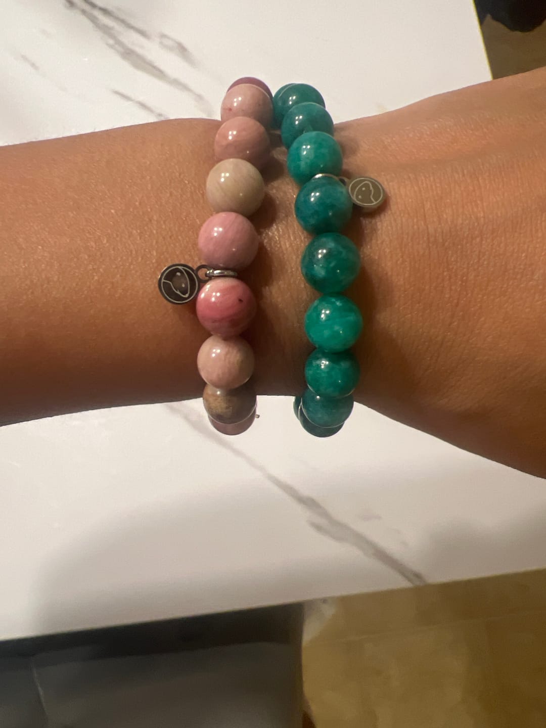 Customer photo review of Rhodonite Bracelet