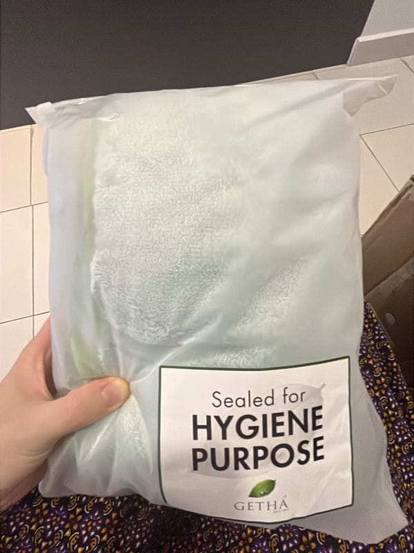 Customer photo review of Genie Dino Bath Towel