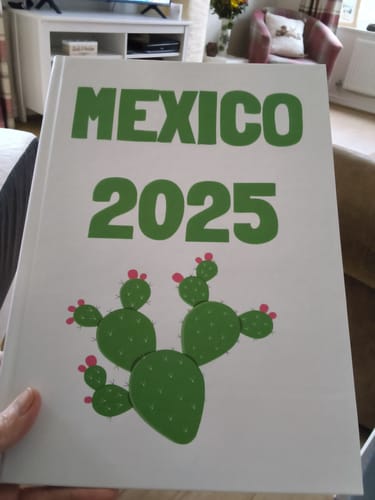 Customer photo review of Custom Travel Book