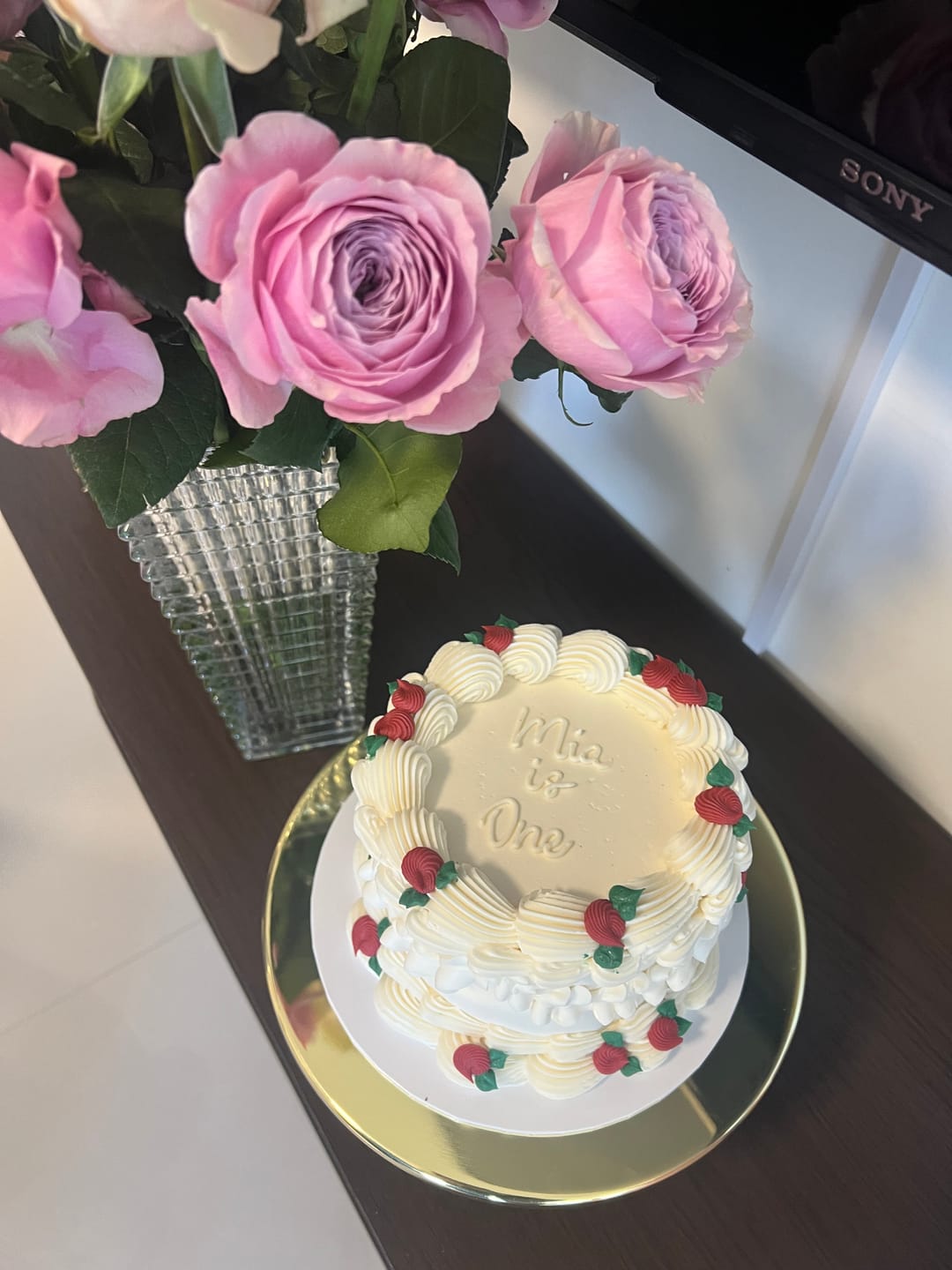 Personalized designer birthday cake from dbakers Miami