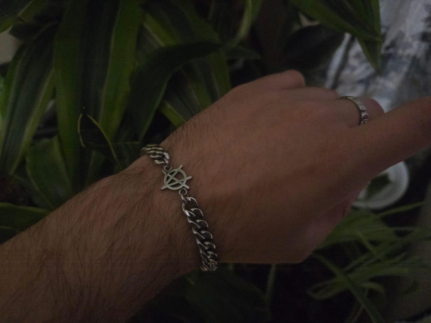 Customer photo review of ANARCHY CUBAN BRACELET