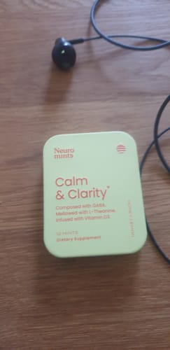 Customer photo review of Calm & Clarity Mints