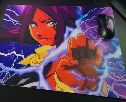 Customer photo review of Custom Glass MousePad