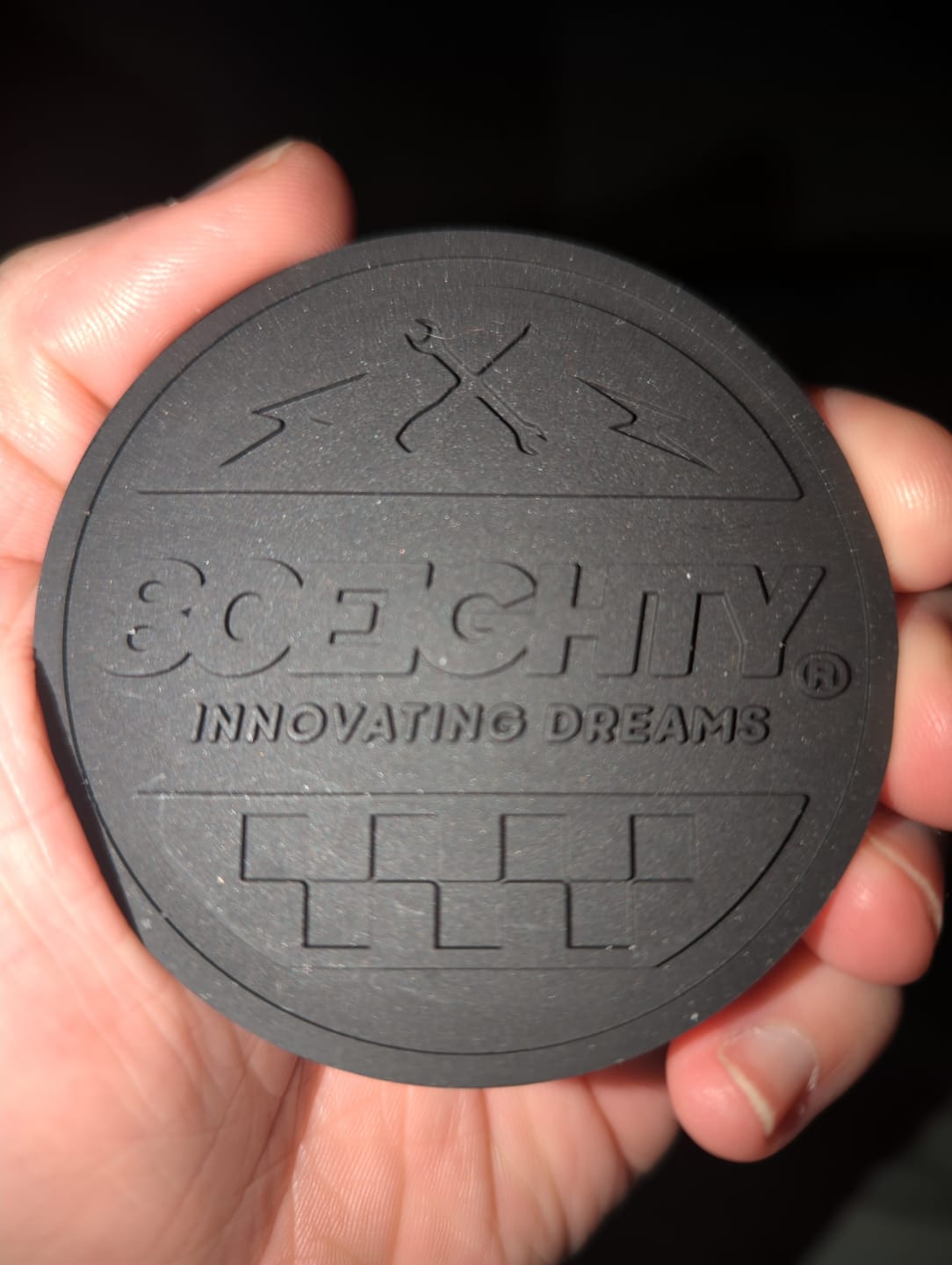 Customer photo review of 80Eighty® Cup Holder Coaster Set