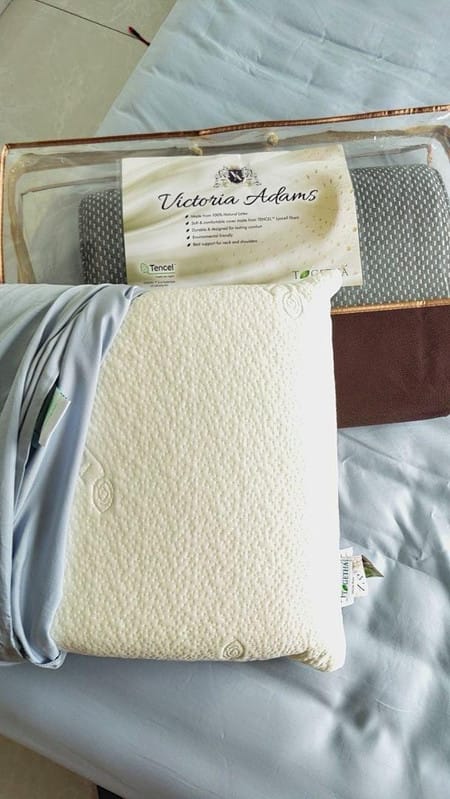 Customer photo review of Getha Togetha Victoria Adams Latex Pillow