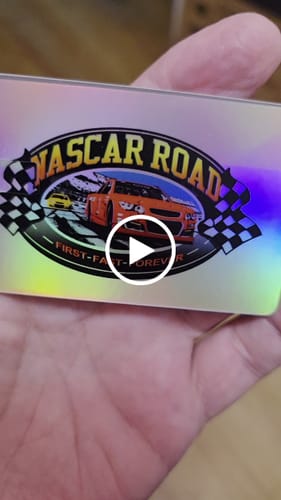 Customer video review of Print Custom Credit Card Stickers