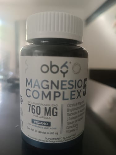 Customer photo review of Pack de 3 frascos: Oby 5 Magnesio Complex 60 Cápsulas