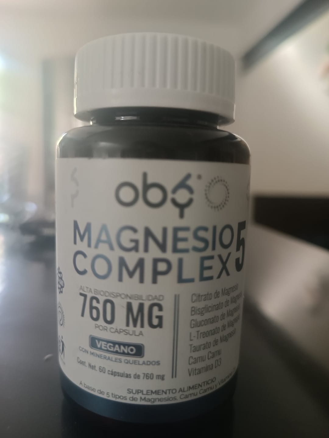 Customer photo review of Pack de 3 frascos: Oby 5 Magnesio Complex 60 Cápsulas
