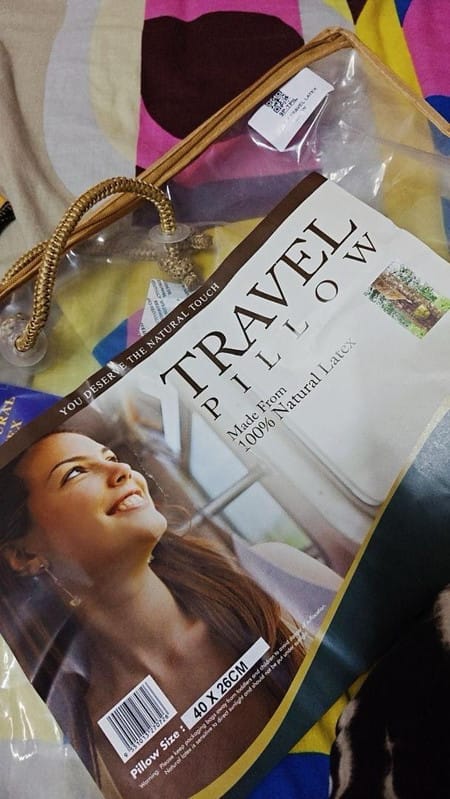 Customer photo review of Getha Travel Pillow - Small